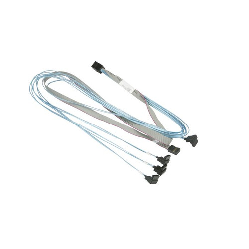 Supermicro Mini-SAS to 4 SATA Cable for SuperServer 6019P-WT8 3.11 ft - Compatible with SuperServer 6019P-WT8 servers